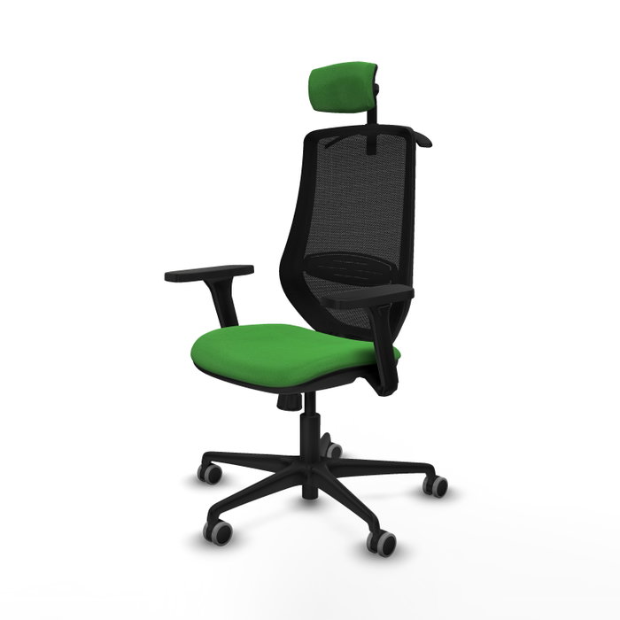 PIQUERAS Y CRESPO Silla de oficina Mardos con mecanismo Sincro, Verde y Negro PIQUERAS Y CRESPO Silla de oficina Mardos con mecanismo Sincro, Verde y Negro