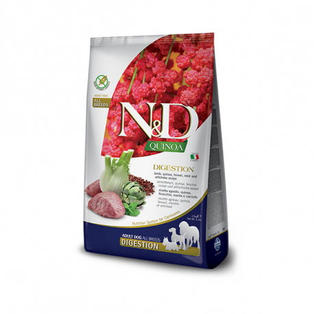 Farmina N&D Dog Quinoa Digestion Cordero Maxi 2,5kg