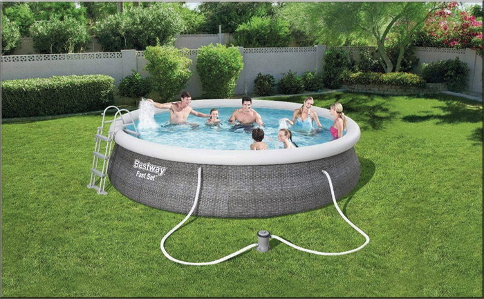 Piscina Redonda Fast Set con Depuradora 457x107 cm Piscina Redonda Fast Set con Depuradora 457x107 cm