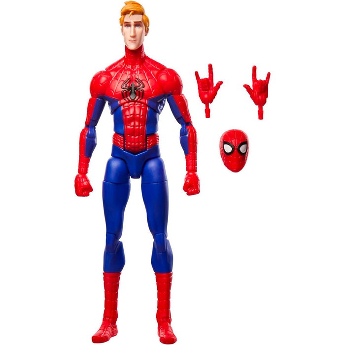 Hasbro Figura Spider-Man Peter Parker Across The Spider-Verse Marvel 15cm Articulada con Accesorios