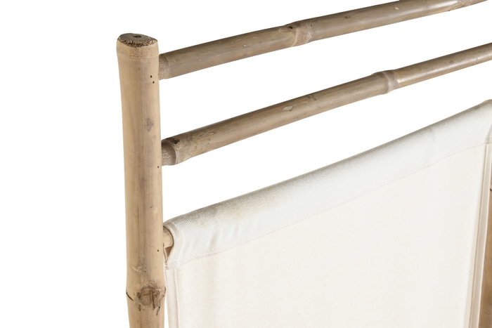 DKD Home Decor Biombo Tropical 3 x 175 x 165 cm Bambú Algodón