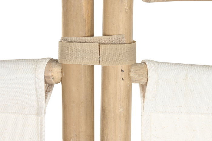 DKD Home Decor Biombo Tropical 3 x 175 x 165 cm Bambú Algodón