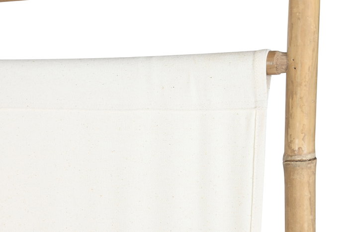 DKD Home Decor Biombo Tropical 3 x 175 x 165 cm Bambú Algodón