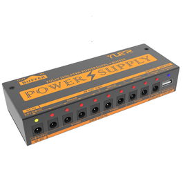 Yuer Fuente de Alimentacion Aislada con Buffer 18V 1.5A 10 Salidas DC Protegidas + USB