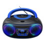 Denver TDB-212BU Boombox con DAB+, Bluetooth y CD, Azul