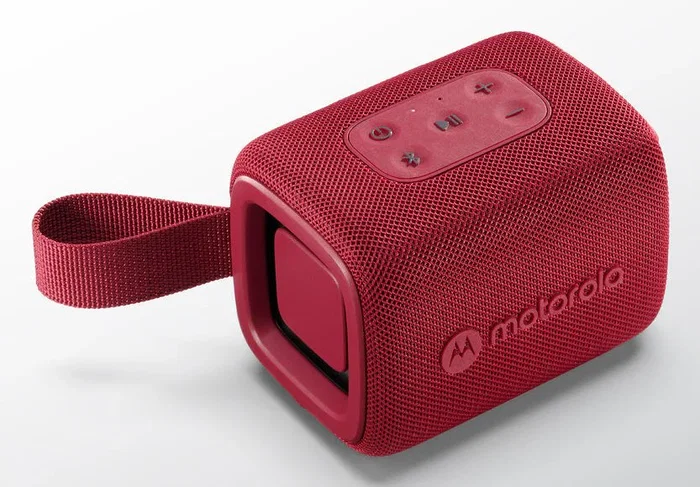 Motorola ROKR 300 Altavoz Bluetooth Portátil Rojo 7W IP67 Resistente al Agua y Polvo Hasta 12h Autonomía