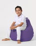 Atelier Del Sofa Puff de Jardín Púrpura 100% Poliéster Impermeable para Exterior