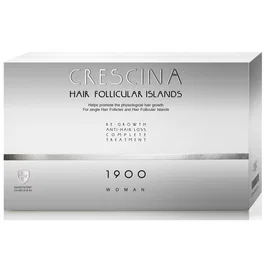 Labo Suisse Crescina Follicular Islands 1900 Sérum de Tratamiento en Ampollas, 10 + 10 pzs