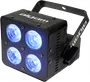 Algamlight Foco Proyector LED 4 x 10W RGBW Algamlight con 4 LEDs de 10W y Ángulo de Haz de 22°, Control DMX y Modos Automático y Musical