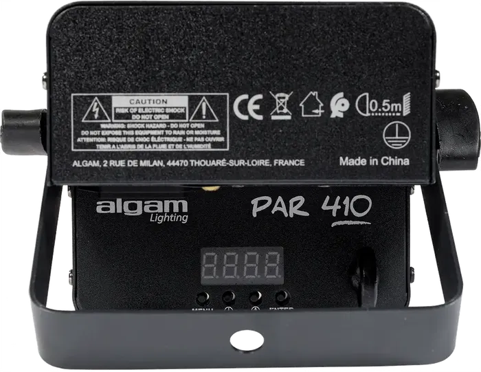 Algamlight Foco Proyector LED 4 x 10W RGBW Algamlight con 4 LEDs de 10W y Ángulo de Haz de 22°, Control DMX y Modos Automático y Musical