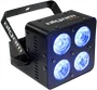 Algamlight Foco Proyector LED 4 x 10W RGBW Algamlight con 4 LEDs de 10W y Ángulo de Haz de 22°, Control DMX y Modos Automático y Musical