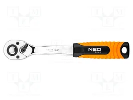 NEO TOOLS Llave de trinquete 1/4 de 145mm con interruptor
