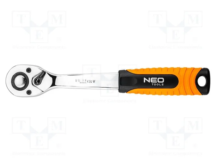 NEO TOOLS Llave de trinquete 1/4 de 145mm con interruptor NEO TOOLS Llave de trinquete 1/4 de 145mm con interruptor