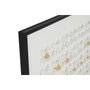 DKD Home Decor Cuadro Lienzo Abstracto Pack de 2 (100x100 cm) en Negro y Blanco