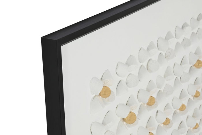 DKD Home Decor Cuadro Lienzo Abstracto Pack de 2 (100x100 cm) en Negro y Blanco