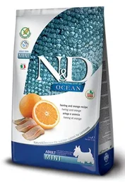 Farmina N&D Dog Ocean Mini Arenque Alimento Seco para Perro Sabor Pescado 2,5 kg
