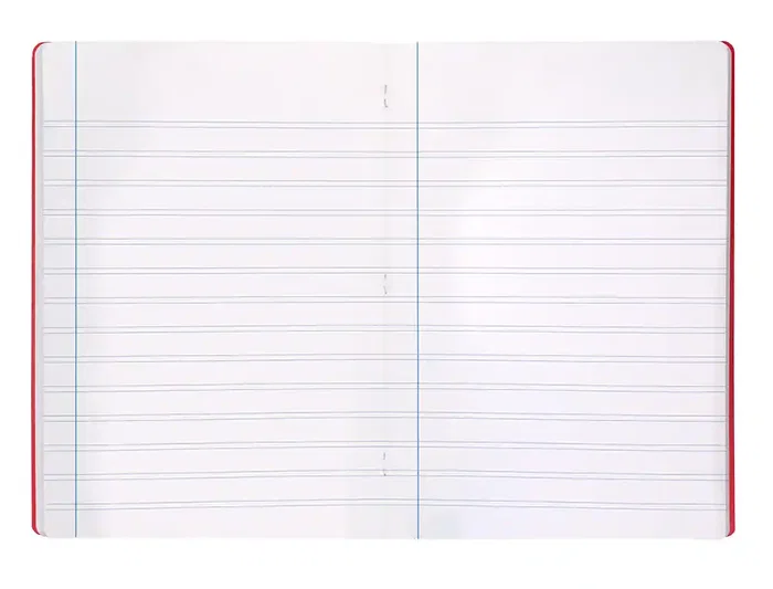 Liderpapel Libreta Tapa Plástico A5 48 Hojas 90gr Pauta 4 3,5mm Colores Surtidos