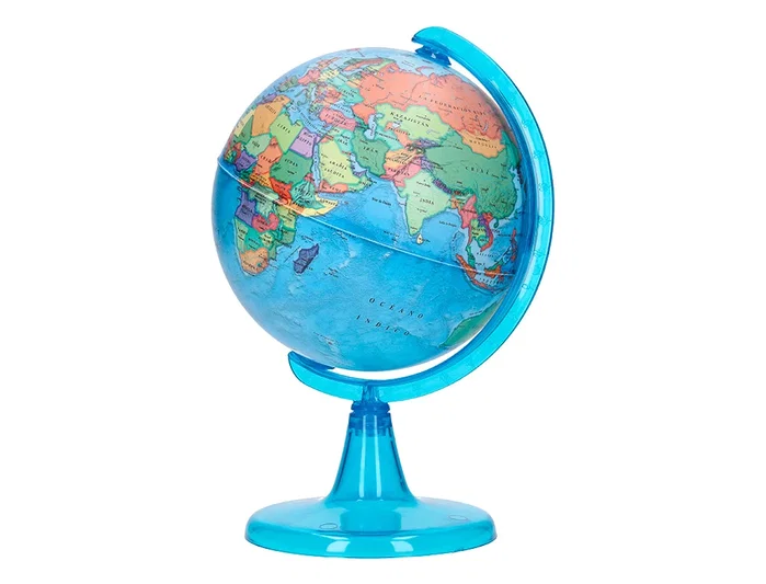 Liderpapel Globo terráqueo mapa político de 15 cm