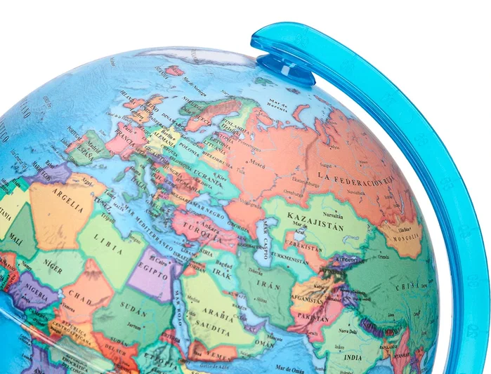 Liderpapel Globo terráqueo mapa político de 15 cm