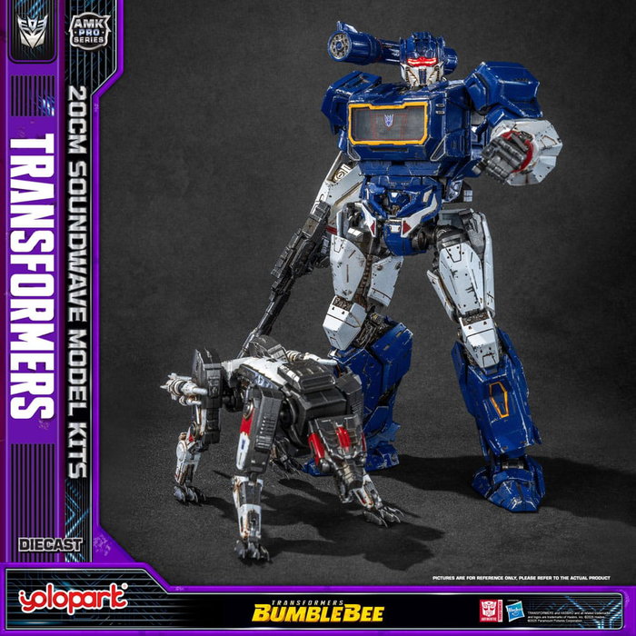 Yolopark Transformers: Bumblebee Maqueta AMK Pro Series Soundwave (Oversea Version)