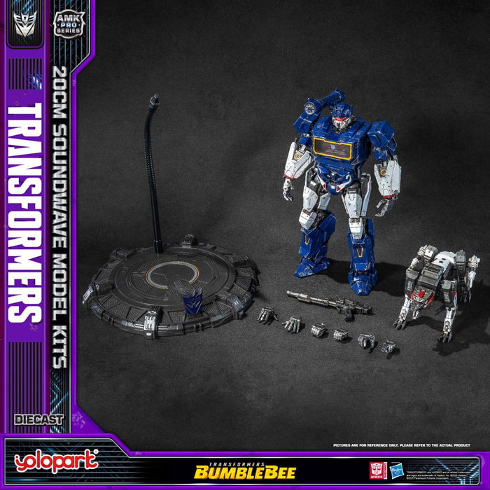Yolopark Transformers: Bumblebee Maqueta AMK Pro Series Soundwave (Oversea Version)