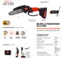 ALTUNA Motosierra de mano 800W 150mm con 2 baterías de 21V