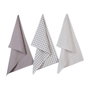 Atmosphera Pack de 3 Trapos de Cocina de Algodón, Colores Surtidos, 45 x 70 cm