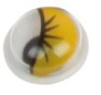 SMART Ojos Móviles Amarillos 12 mm Pack de 40