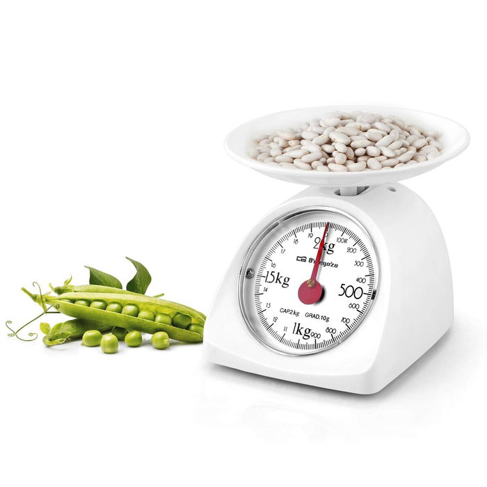 Orbegozo Báscula de Cocina PC 1015 Blanca hasta 2kg