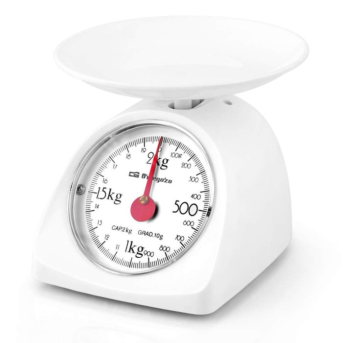 Orbegozo Báscula de Cocina PC 1015 Blanca hasta 2kg