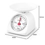 Orbegozo Báscula de Cocina PC 1015 Blanca hasta 2kg