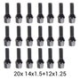 Omp Separadores de Rueda 5 mm PCD 5x110 Tornillos M12x1.25 Conico + M14x1.5 Conico OMPS08630501