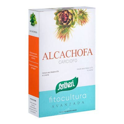 SANTIVERI Alcachofa 40 Cap. Complemento alimenticio para apoyar las funciones digestivas y hepáticas. Apto veganos. SANTIVERI Alcachofa 40 Cap. Complemento alimenticio para apoyar las funciones digestivas y hepáticas. Apto veganos.
