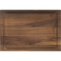 Gefu ENNO Tabla de cortar mediana con surco para jugos, madera de nogal de color marrón Skus: B1F58QMT5D