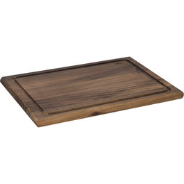 Gefu ENNO Tabla de cortar mediana con surco para jugos, madera de nogal de color marrón Skus: B1F58QMT5D