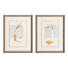 Cuadro Pintura Jarrones 2/M 60 X 80 cm (Set de 2)