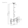 Aisens Soporte de Techo CT100TSLE-393 para TV de 50-100 pulgadas