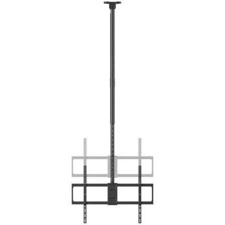 Aisens CT100TSLE-393 Soporte de Techo Inclinable, Giratorio, Nivelable y Extensible para TV de 50-100" hasta 80kg en Negro