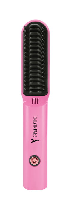 Inde Cepillo Alisador Recargable Emily In Paris 19.5 cm de largo x 3.5 cm de ancho x 3.6 cm de alto (12 Unidades)