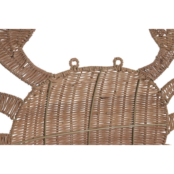 DKD Home Decor Decoración de Pared de Ratán Tortuga Surtido de 3 DKD Home Decor Decoración de Pared de Ratán Tortuga Surtido de 3