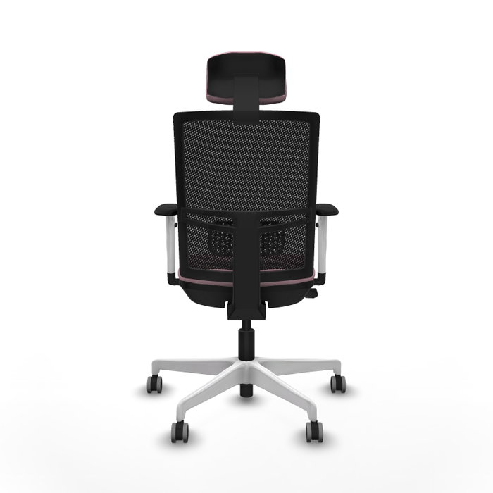 PIQUERAS Y CRESPO Silla de oficina Yunquera Rosa y Negro con mecanismo Sincro/Traslack PIQUERAS Y CRESPO Silla de oficina Yunquera Rosa y Negro con mecanismo Sincro/Traslack