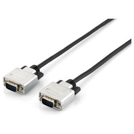 EQUIP Cable VGA HD15 Macho/Macho 15m 1024x768 Negro/Plata - Ref. 118865