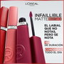 L'Oréal Paris Infaillible Matte Resistance Labial Líquido 100-fairytale endin