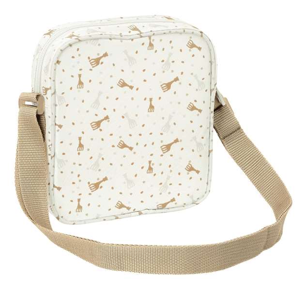 Bolso Bandolera Sophie la Girafe Beige 16 x 18 x 4 cm