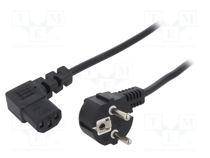 ESPE Cable de alimentación H05VV-F 3x0,75mm2 Negro 3m ESPE Cable de alimentación H05VV-F 3x0,75mm2 Negro 3m