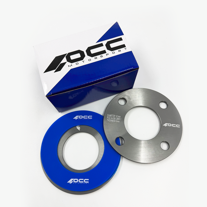 Occ Motorsport Separadores de Rueda 5mm PCD 4X108 Buje 65,1mm Occ Motorsport Separadores de Rueda 5mm PCD 4X108 Buje 65,1mm