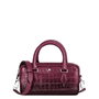 Montblanc Bolso Mini Atelier en Piel de Cocodrilo Burdeos