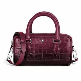 Montblanc Bolso Mini Atelier en Piel de Cocodrilo Burdeos