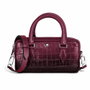 Montblanc Bolso Mini Atelier en Piel de Cocodrilo Burdeos