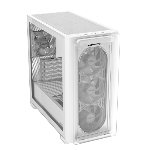 Asus Caja PC A23 PLUS TG ARGB WHITE Torre ATX Blanco